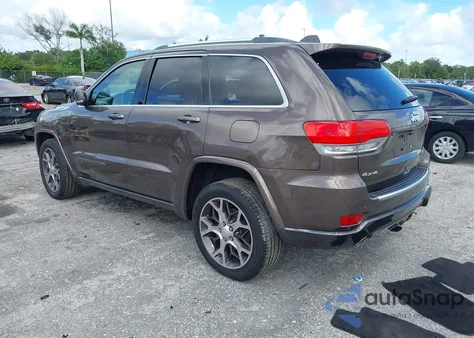 2018 Jeep Grand Cherokee Sterling Edition 4X4 z USA, uszkodzony, nr VIN 1C4RJFBG7JC204666